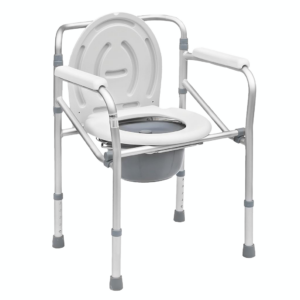 1386 Foldable Commode Chair without Wheels