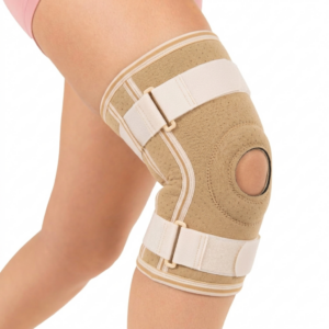 1023 Boosted knee support, metallic support